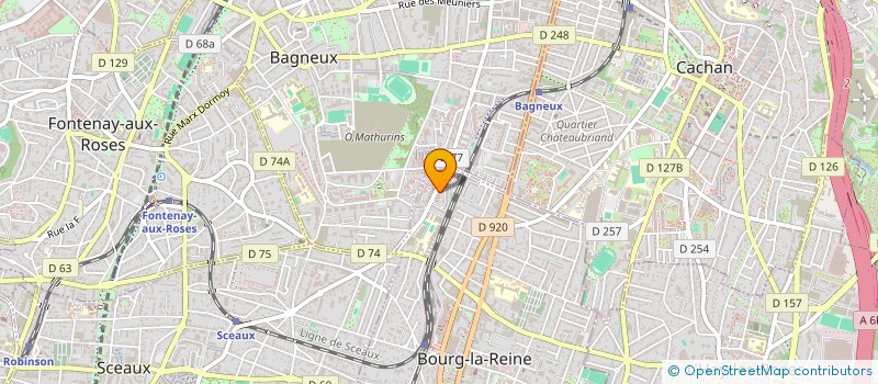 localisation de l'entreprise MONSIEUR IBRAHIM FOFANA à BOURG-LA-REINE