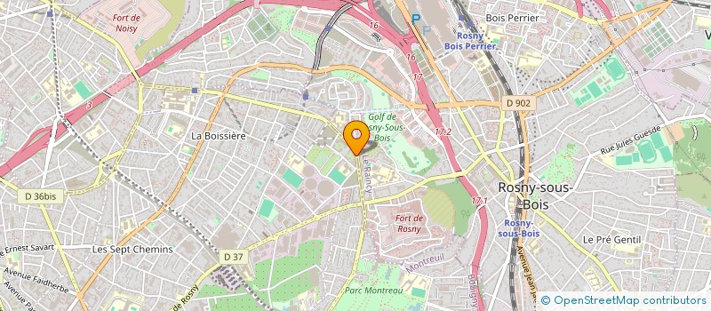 localisation de l'entreprise MONSIEUR IBRAHIM FOFANA à MONTREUIL