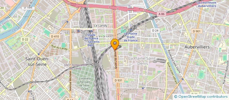 localisation de l'entreprise MONSIEUR IBRAHIM GANDEGA  SAINT-DENIS