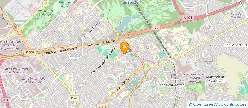 localisation de l'entreprise MONSIEUR IBRAHIM GASSAMA  AULNAY-SOUS-BOIS