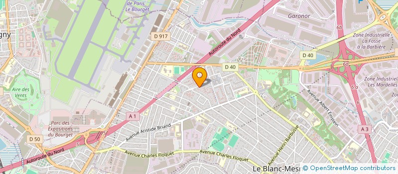 localisation de l'entreprise MONSIEUR IBRAHIM GASSAMA à LE BLANC-MESNIL