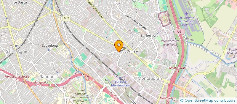 localisation de l'entreprise MONSIEUR IBRAHIM GASSIM AHMED  TOULOUSE