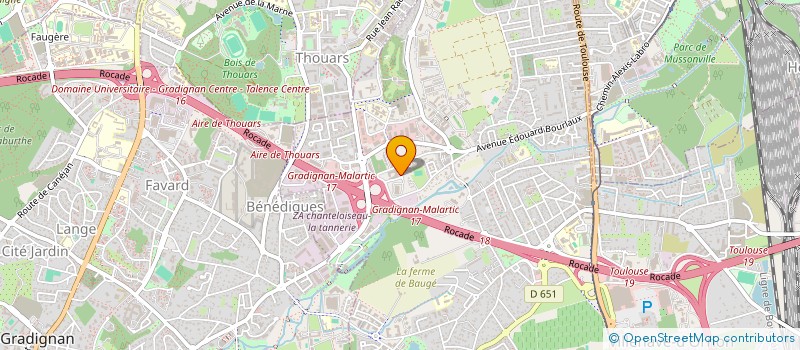 localisation de l'entreprise MONSIEUR IBRAHIM GHULAMI  VILLENAVE-D'ORNON