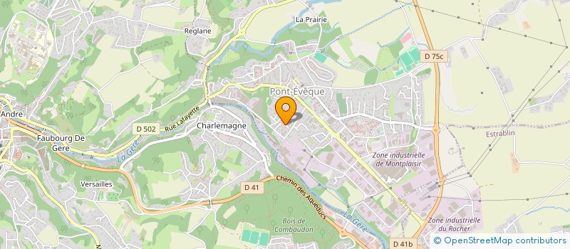 localisation de l'entreprise MONSIEUR IBRAHIM GUNDOGDU  PONT-EVEQUE