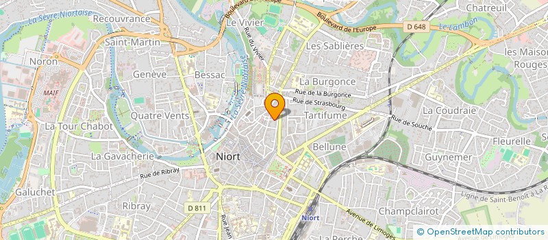 localisation de l'entreprise MONSIEUR IBRAHIM HABABAH à NIORT