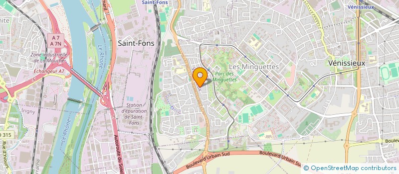 localisation de l'entreprise MONSIEUR IBRAHIM HACHIM  VENISSIEUX