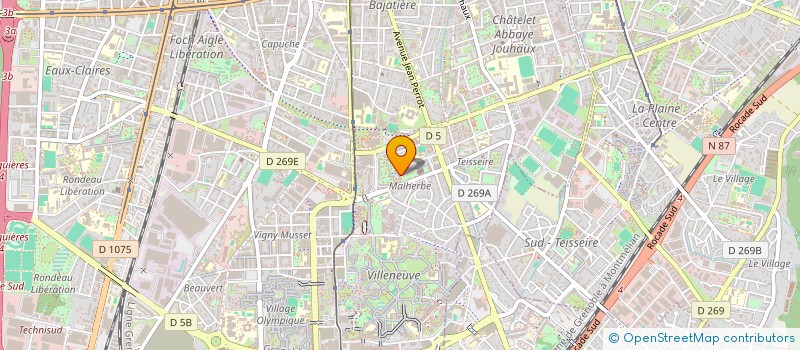 localisation de l'entreprise MONSIEUR IBRAHIM HADJI à GRENOBLE