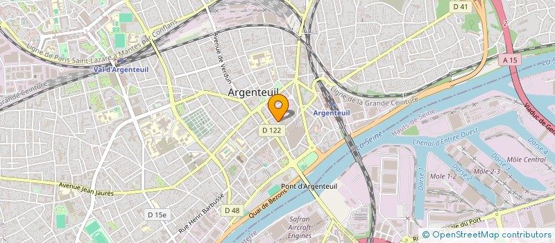 localisation de l'entreprise MONSIEUR IBRAHIM HAFIDI  ARGENTEUIL