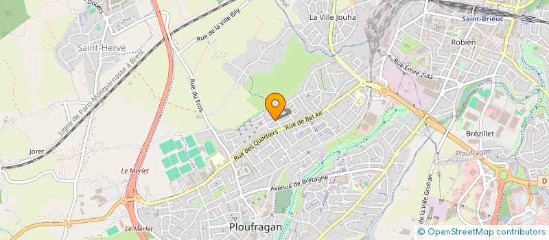 localisation de l'entreprise MONSIEUR IBRAHIM HALIDI  PLOUFRAGAN