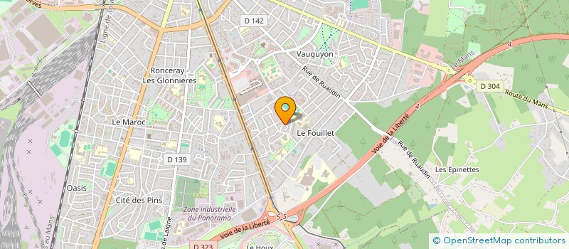 localisation de l'entreprise MONSIEUR IBRAHIM HAMDAOUI  LE MANS