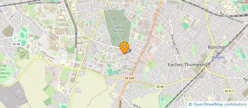 localisation de l'entreprise MONSIEUR IBRAHIM HARRON HAMAD ADAM  LILLE