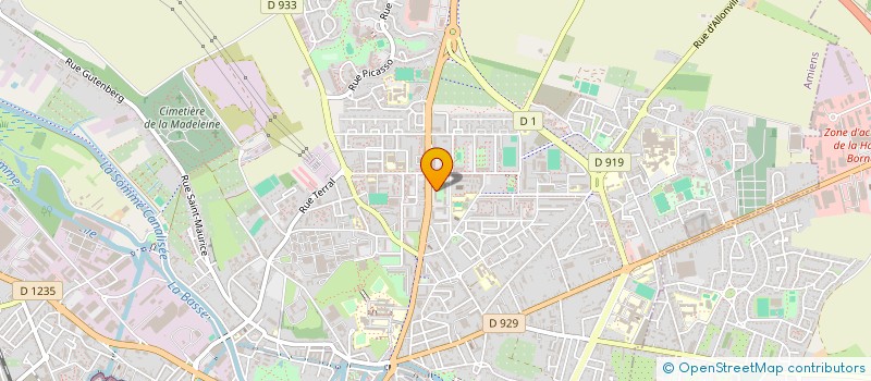 localisation de l'entreprise MONSIEUR IBRAHIM HARTOULI  AMIENS