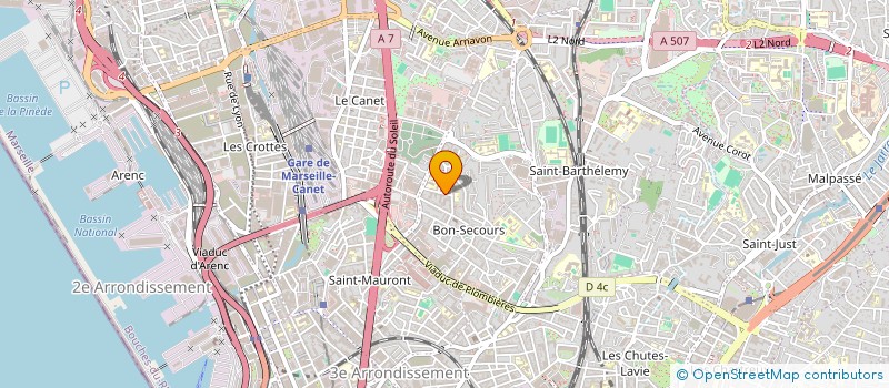 localisation de l'entreprise MONSIEUR IBRAHIM HASSAN MBOMI à MARSEILLE