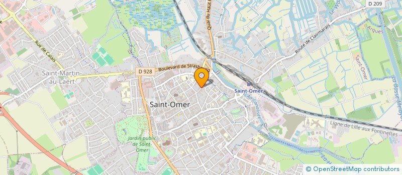 localisation de l'entreprise MONSIEUR IBRAHIM HEMEDA à SAINT-OMER