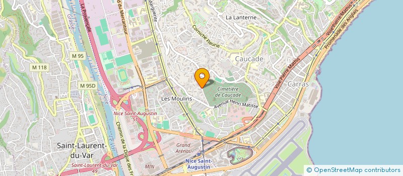 localisation de l'entreprise MONSIEUR IBRAHIM HOUDDA à NICE