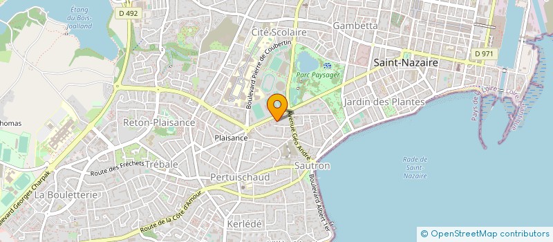 localisation de l'entreprise MONSIEUR IBRAHIM IBRAHIM à SAINT-NAZAIRE