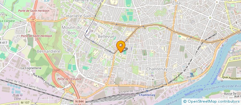 localisation de l'entreprise MONSIEUR IBRAHIM IBRAHIM MOHAMED à NANTES