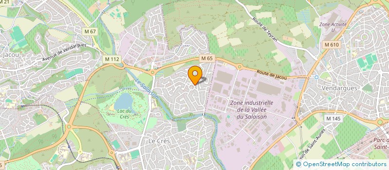 localisation de l'entreprise MONSIEUR IBRAHIM INFAD à LE CRES