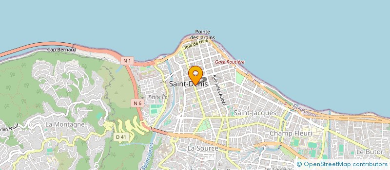 localisation de l'entreprise MONSIEUR IBRAHIM INGAR à SAINT-DENIS