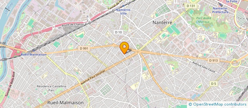 localisation de l'entreprise MONSIEUR IBRAHIM ISHAQ DAWOD  NANTERRE