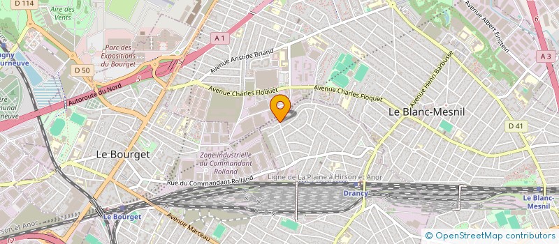 localisation de l'entreprise MONSIEUR IBRAHIM JALLOH à DRANCY