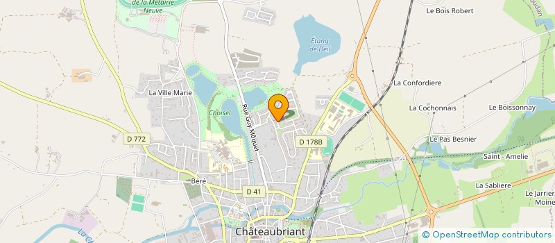 localisation de l'entreprise MONSIEUR IBRAHIM-KAAHN KILIC  CHATEAUBRIANT