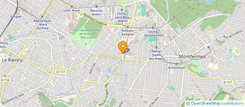 localisation de l'entreprise MONSIEUR IBRAHIM KALILOU SYLLA à CLICHY-SOUS-BOIS