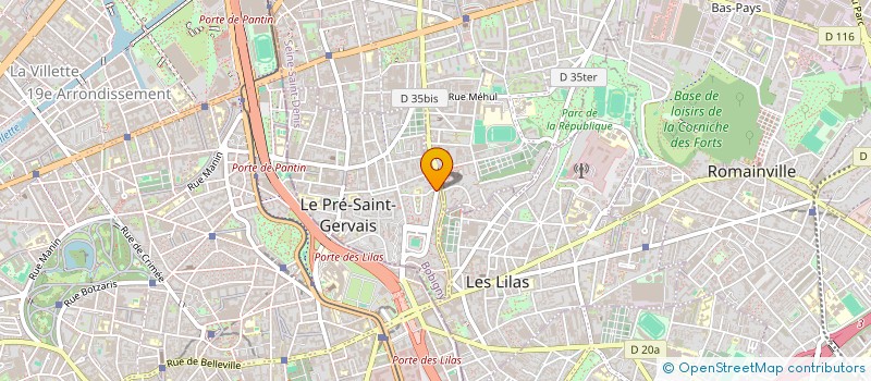 localisation de l'entreprise MONSIEUR IBRAHIM KAMLI à LE PRE-SAINT-GERVAIS