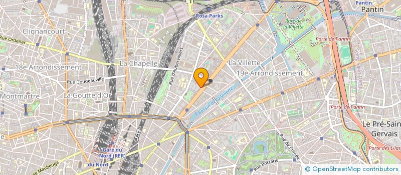 localisation de l'entreprise MONSIEUR IBRAHIM KANOUTE  PARIS