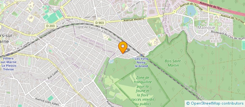 localisation de l'entreprise MONSIEUR IBRAHIM KANOUTE  NOISY-LE-GRAND