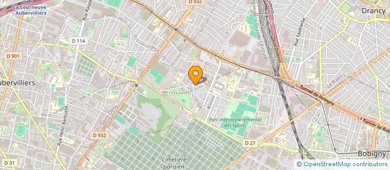 localisation de l'entreprise MONSIEUR IBRAHIM KANTE  BOBIGNY