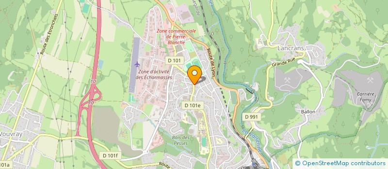 localisation de l'entreprise MONSIEUR IBRAHIM KARACETIN  VALSERHONE