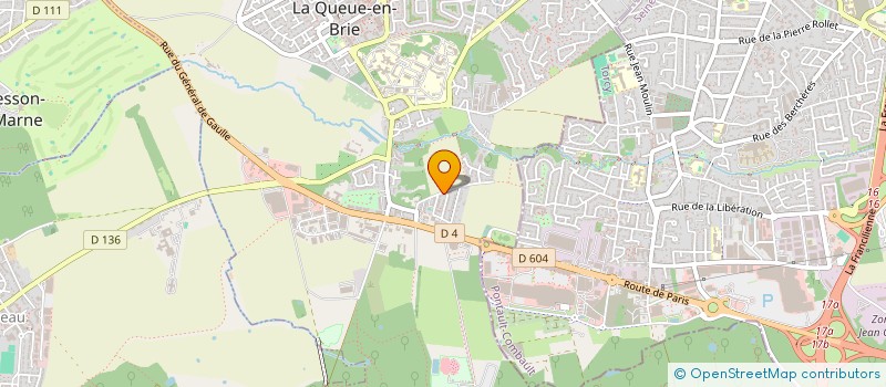 localisation de l'entreprise MONSIEUR IBRAHIM KARATAS  LA QUEUE-EN-BRIE