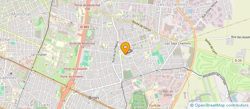 localisation de l'entreprise MONSIEUR IBRAHIM KAYA  BRON