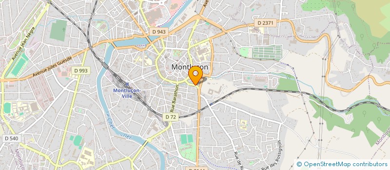localisation de l'entreprise MONSIEUR IBRAHIM KEITA à MONTLUCON