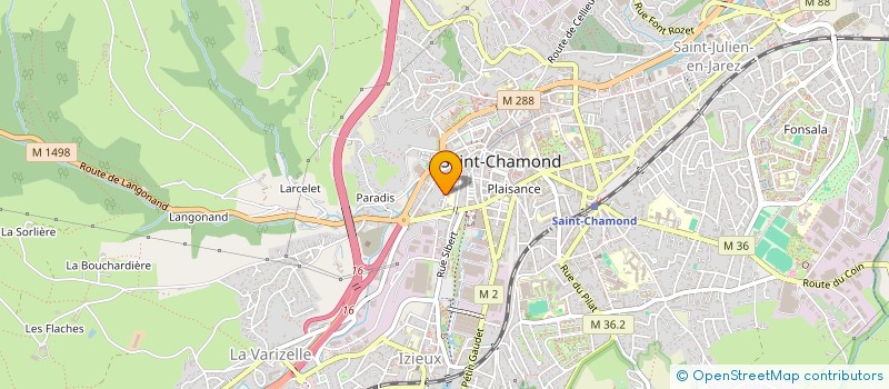 localisation de l'entreprise MONSIEUR IBRAHIM KHALIL  SAINT-CHAMOND