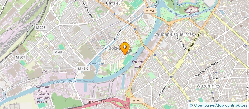 localisation de l'entreprise MONSIEUR IBRAHIM KHAMED RISSA à LILLE