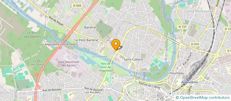 localisation de l'entreprise MONSIEUR IBRAHIM KHAN à ANGOULEME