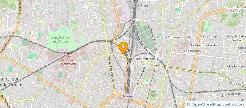 localisation de l'entreprise MONSIEUR IBRAHIM KHEDRO à ORLEANS