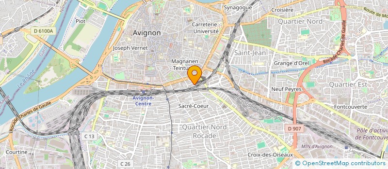 localisation de l'entreprise MONSIEUR IBRAHIM KHELASSI  AVIGNON