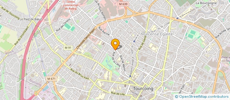 localisation de l'entreprise MONSIEUR IBRAHIM KHERROUR  TOURCOING
