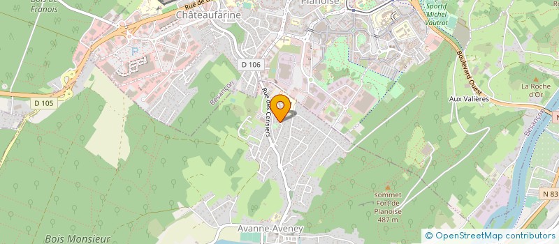 localisation de l'entreprise MONSIEUR IBRAHIM KILTAC  AVANNE-AVENEY