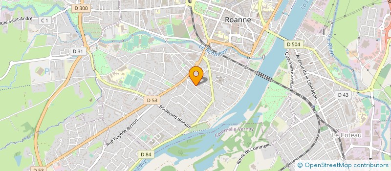 localisation de l'entreprise MONSIEUR IBRAHIM KOCYIGIT à ROANNE