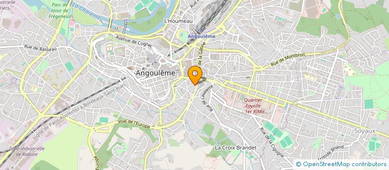 localisation de l'entreprise MONSIEUR IBRAHIM KOLANKAYA à ANGOULEME