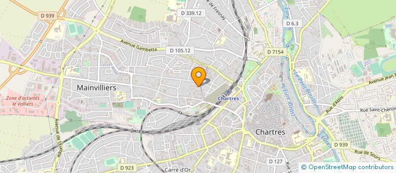 localisation de l'entreprise MONSIEUR IBRAHIM KOMARA à MAINVILLIERS