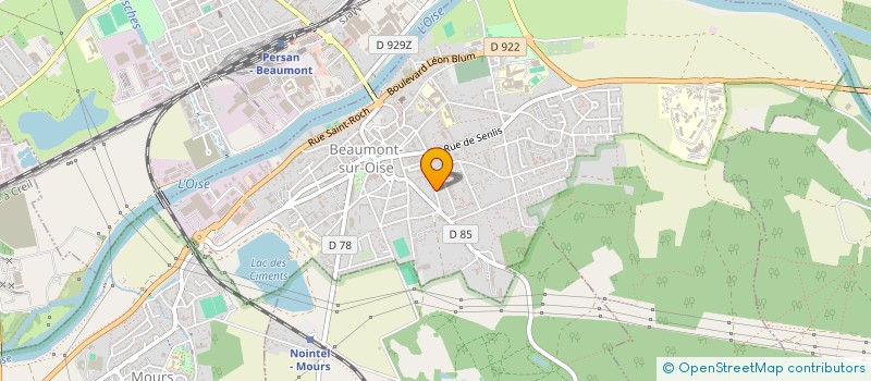 localisation de l'entreprise MONSIEUR IBRAHIM KONE  BEAUMONT-SUR-OISE