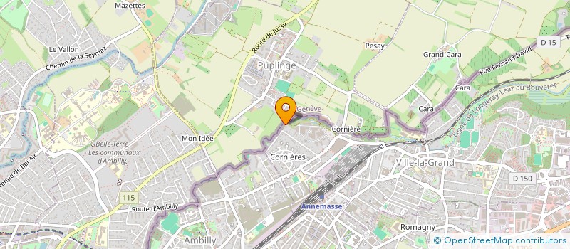 localisation de l'entreprise MONSIEUR IBRAHIM KONE  VILLE-LA-GRAND