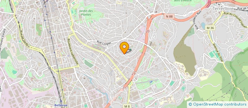 localisation de l'entreprise MONSIEUR IBRAHIM KONNEH  SAINT-ETIENNE