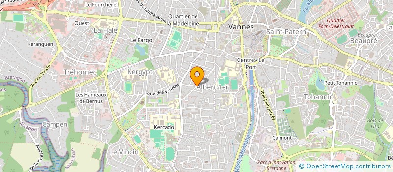 localisation de l'entreprise MONSIEUR IBRAHIM KONTE à VANNES