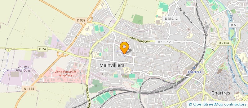 localisation de l'entreprise MONSIEUR IBRAHIM KOUMBASSA à MAINVILLIERS